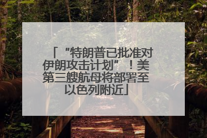 “特朗普已批准对伊朗攻击计划”！美第三艘航母将部署至以色列附近