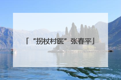 “拐杖村医”张春平