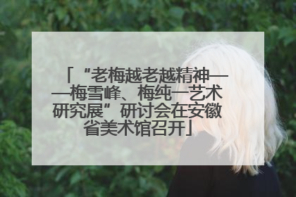“老梅越老越精神——梅雪峰、梅纯一艺术研究展”研讨会在安徽省美术馆召开