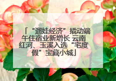 “遛娃经济”撬动端午住宿业新增长 云南红河、玉溪入选“宅度假”宝藏小城