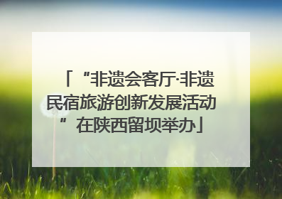 “非遗会客厅·非遗民宿旅游创新发展活动”在陕西留坝举办