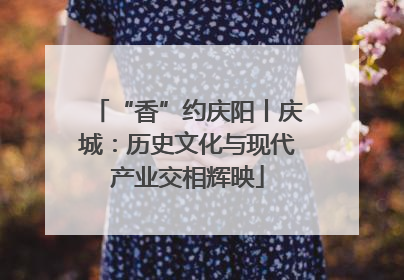 “香”约庆阳丨庆城：历史文化与现代产业交相辉映