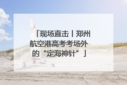 现场直击丨郑州航空港高考考场外的“定海神针”