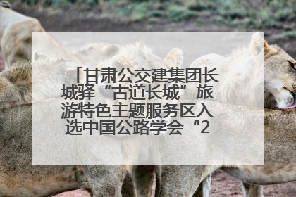甘肃公交建集团长城驿“古道长城”旅游特色主题服务区入选中国公路学会“2025年度交通与旅游融合创新项目”