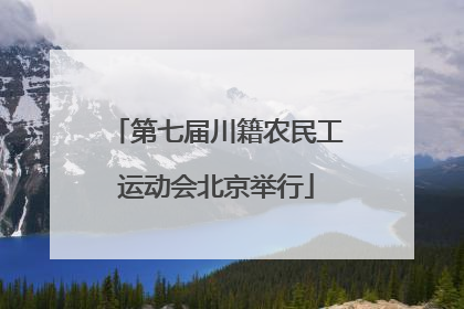 第七届川籍农民工运动会北京举行
