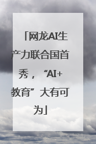 网龙AI生产力联合国首秀，“AI+教育”大有可为