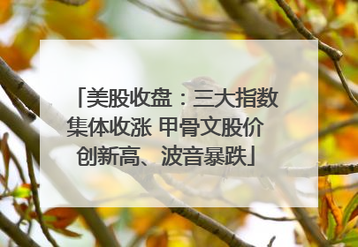 美股收盘：三大指数集体收涨 甲骨文股价创新高、波音暴跌