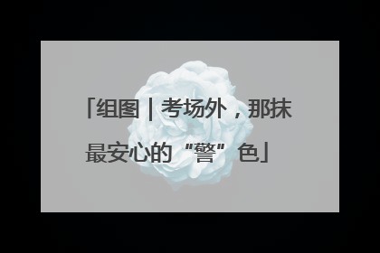组图｜考场外，那抹最安心的“警”色