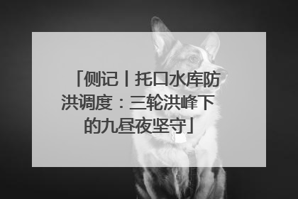 侧记丨托口水库防洪调度：三轮洪峰下的九昼夜坚守