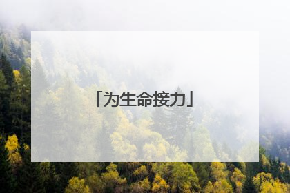 为生命接力