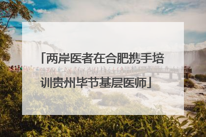 两岸医者在合肥携手培训贵州毕节基层医师