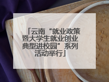 云南“就业政策暨大学生就业创业典型进校园”系列活动举行