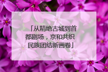 从精绝古城到首都剧场，京和共织民族团结新画卷