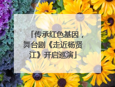 传承红色基因，舞台剧《走近杨贤江》开启巡演