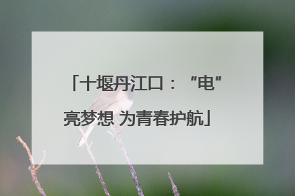 十堰丹江口：“电”亮梦想 为青春护航