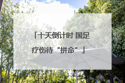 十天倒计时 国足疗伤待“拼命”