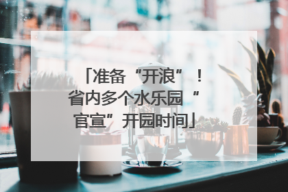 准备“开浪”！省内多个水乐园“官宣”开园时间