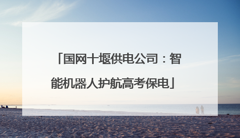 国网十堰供电公司：智能机器人护航高考保电
