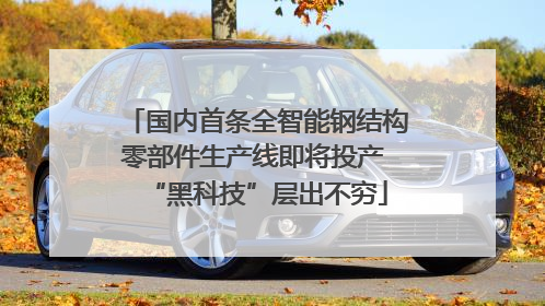 国内首条全智能钢结构零部件生产线即将投产 “黑科技”层出不穷