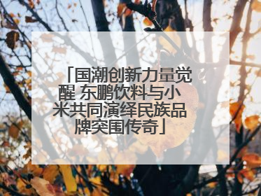 国潮创新力量觉醒 东鹏饮料与小米共同演绎民族品牌突围传奇