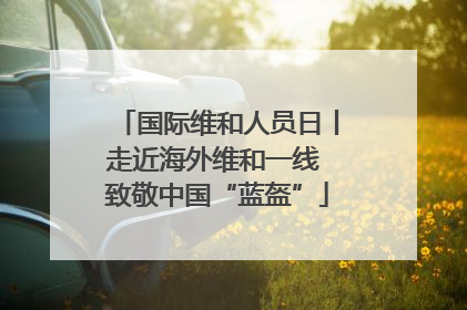 国际维和人员日丨走近海外维和一线 致敬中国“蓝盔”