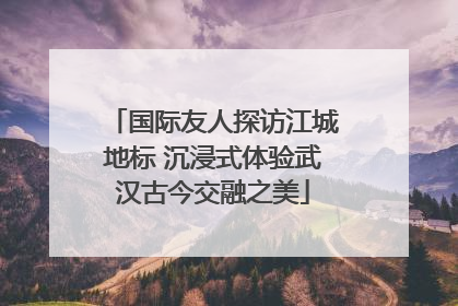 国际友人探访江城地标 沉浸式体验武汉古今交融之美