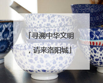 寻溯中华文明，请来洛阳城