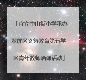 宜宾中山街小学承办翠屏区义务教育第五学区青年教师晒课活动