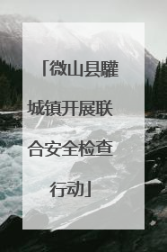 微山县驩城镇开展联合安全检查行动