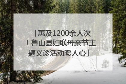 惠及1200余人次！鲁山县妇联母亲节主题义诊活动暖人心