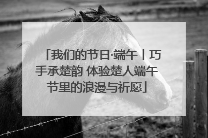 我们的节日·端午丨巧手承楚韵 体验楚人端午节里的浪漫与祈愿
