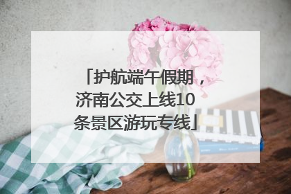 护航端午假期，济南公交上线10条景区游玩专线