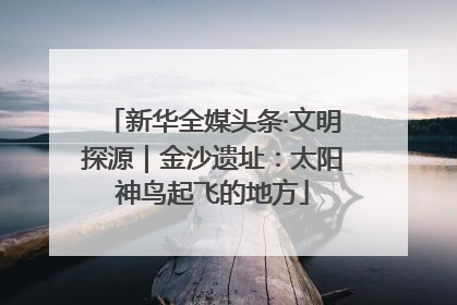 新华全媒头条·文明探源｜金沙遗址：太阳神鸟起飞的地方