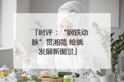 时评：“钢铁动脉”贯湘赣 绘就发展新图景