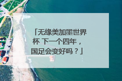 无缘美加墨世界杯 下一个四年，国足会变好吗？