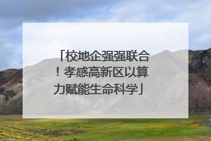 校地企强强联合！孝感高新区以算力赋能生命科学
