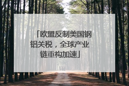 欧盟反制美国钢铝关税，全球产业链重构加速