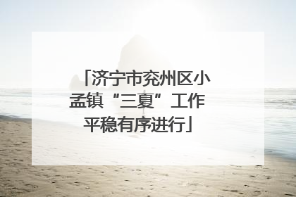 济宁市兖州区小孟镇“三夏”工作平稳有序进行