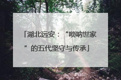 湖北远安：“唢呐世家”的五代坚守与传承