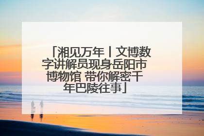 湘见万年丨文博数字讲解员现身岳阳市博物馆 带你解密千年巴陵往事