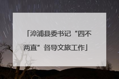 漳浦县委书记“四不两直”督导文旅工作