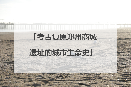 考古复原郑州商城遗址的城市生命史