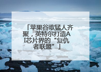 苹果谷歌猛人齐聚，英特尔打造AI芯片界的“复仇者联盟”