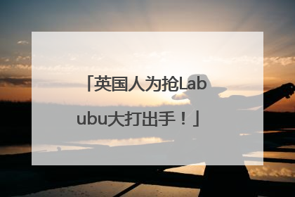 英国人为抢Labubu大打出手！