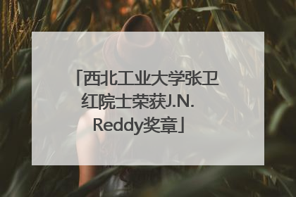 西北工业大学张卫红院士荣获J.N.Reddy奖章