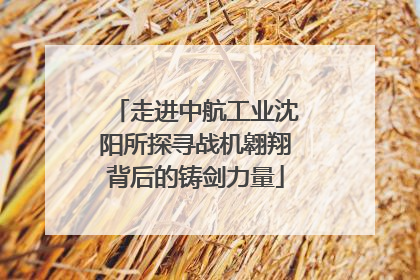 走进中航工业沈阳所探寻战机翱翔背后的铸剑力量