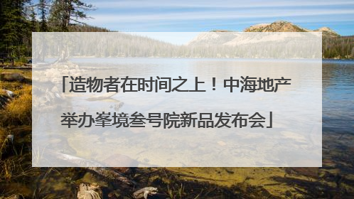 造物者在时间之上！中海地产举办峯境叁号院新品发布会