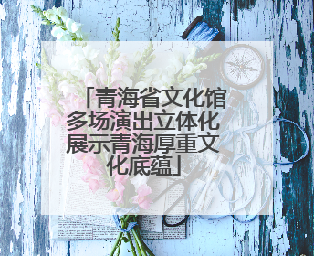 青海省文化馆多场演出立体化展示青海厚重文化底蕴