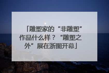 雕塑家的“非雕塑”作品什么样？“雕塑之外”展在浙图开幕