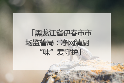 黑龙江省伊春市市场监管局：净网清厨 “味”爱守护